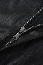 001A Wide Dress Pants - Shiny Black