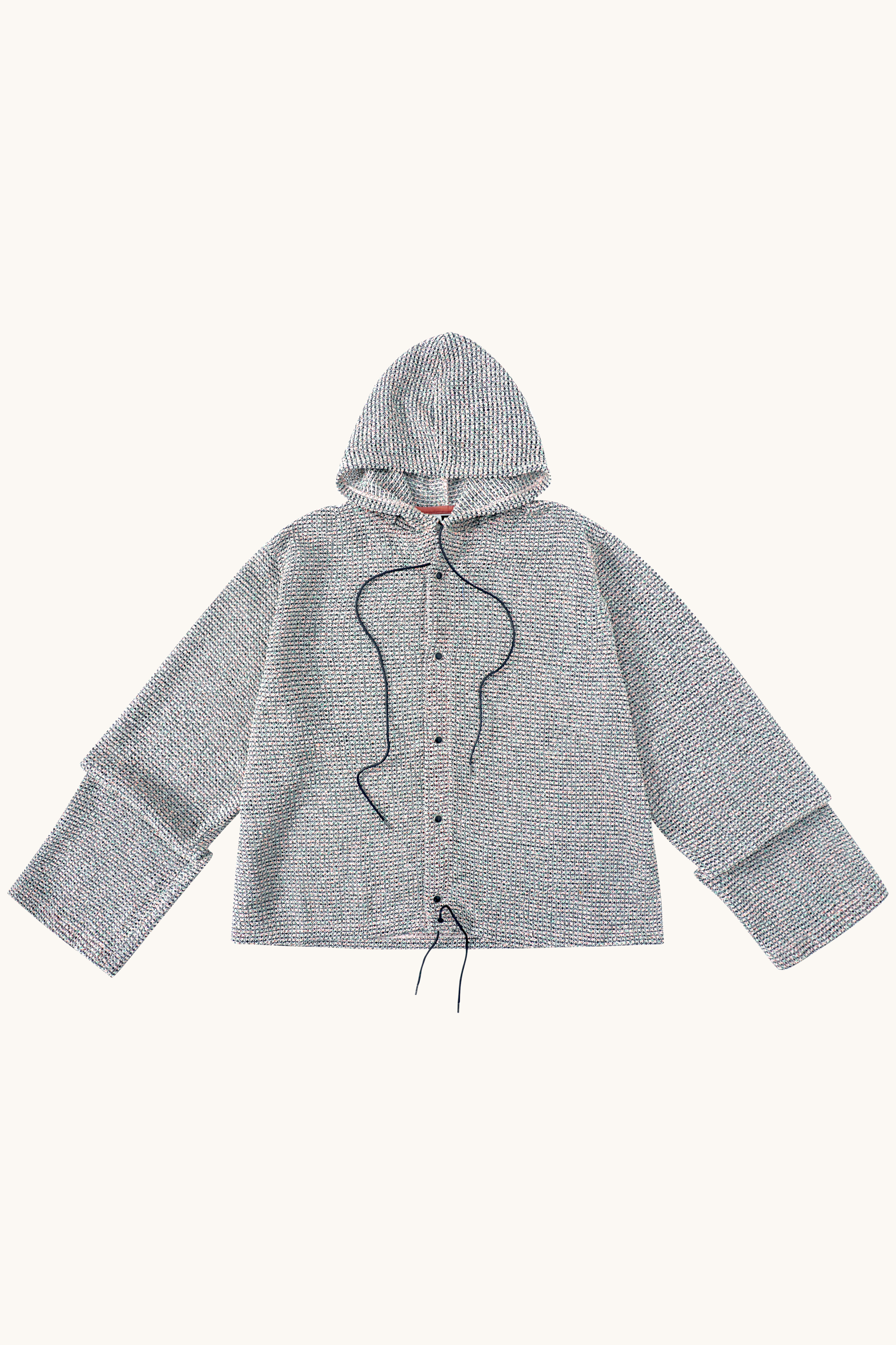 004 Net Jacket - Pale Pink & Sage