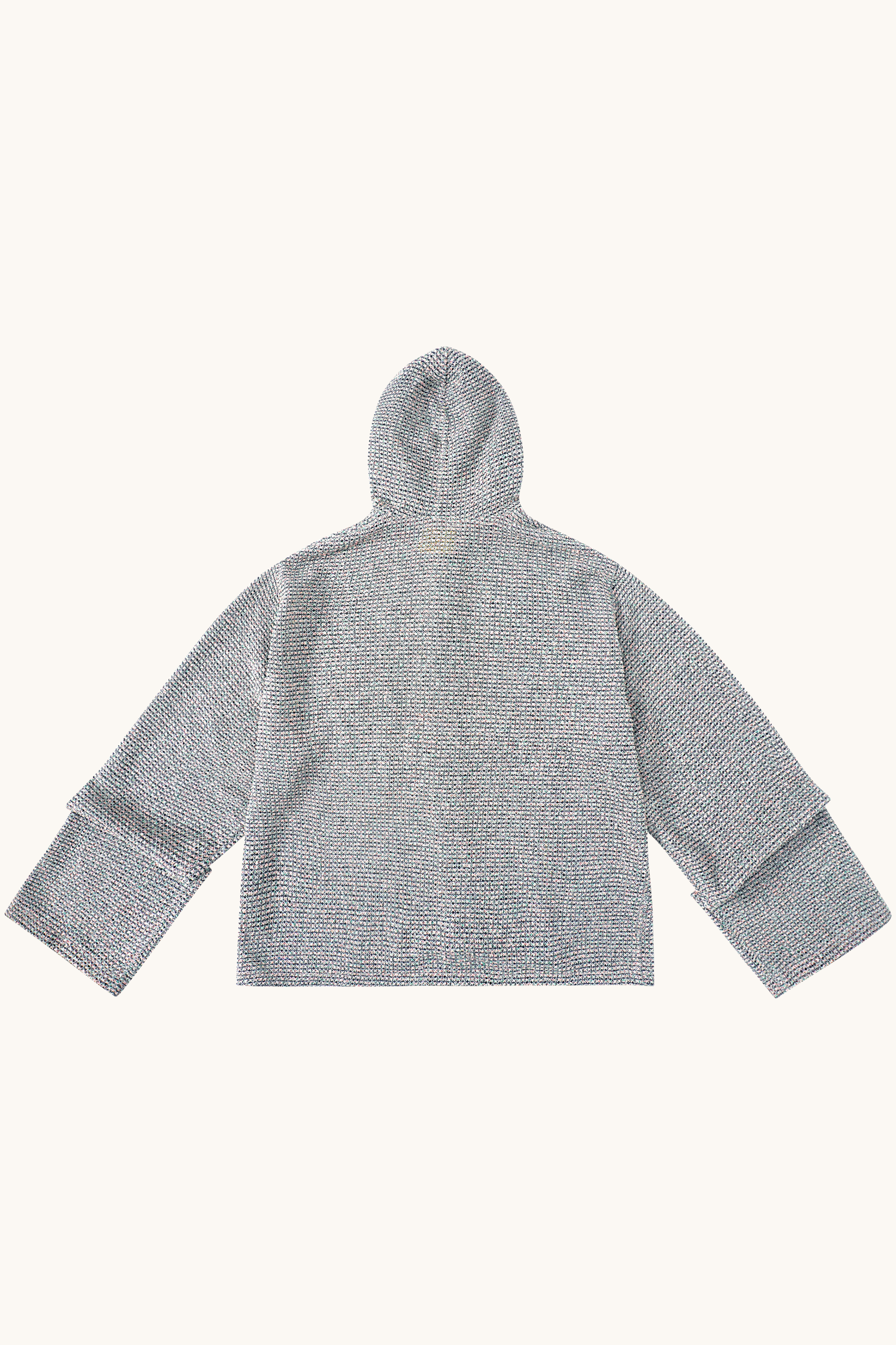004 Net Jacket - Pale Pink & Sage