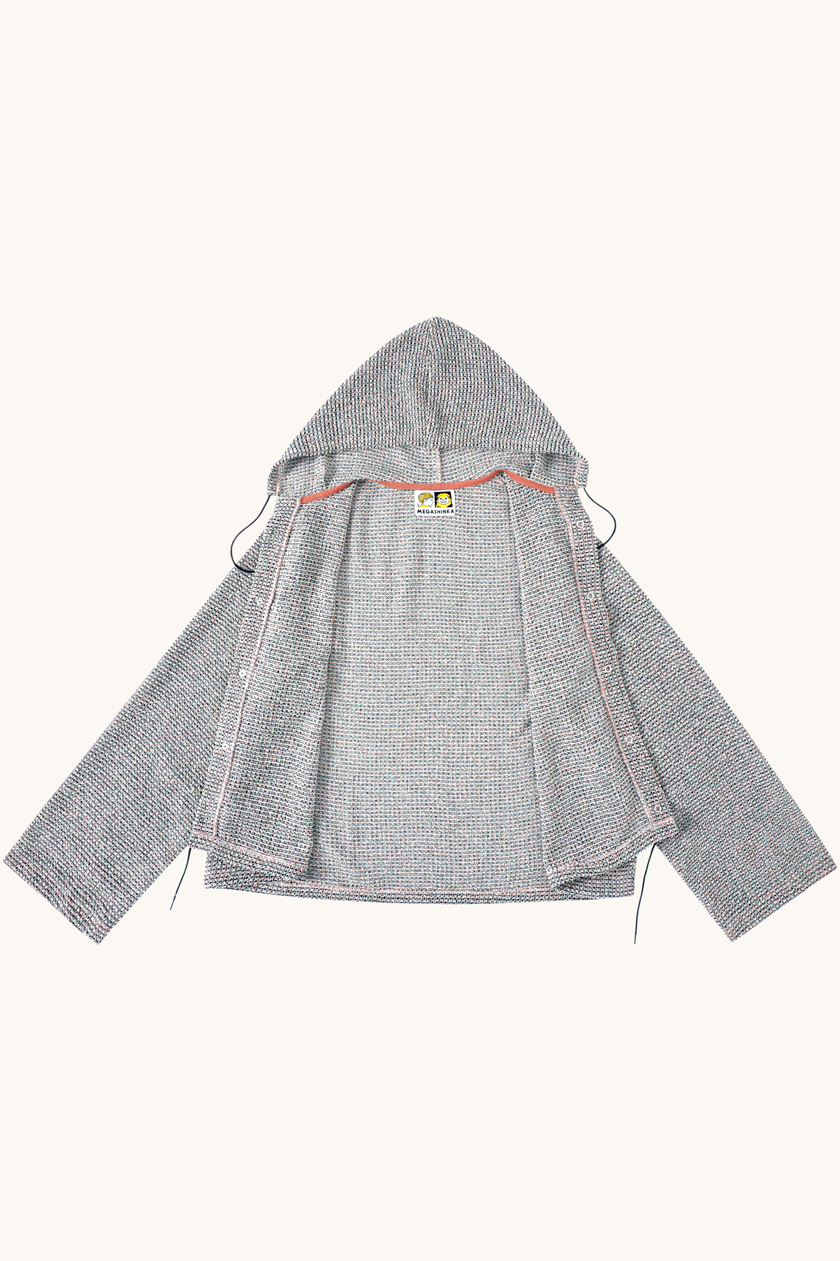 004 Net Jacket - Pale Pink & Sage