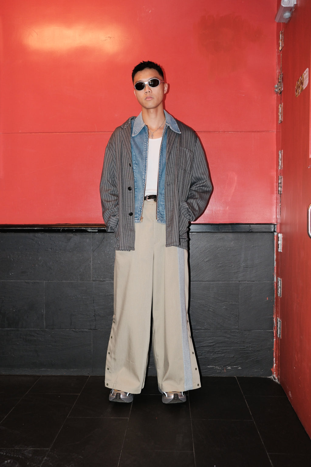 003A Worker Blazer - Charcoal