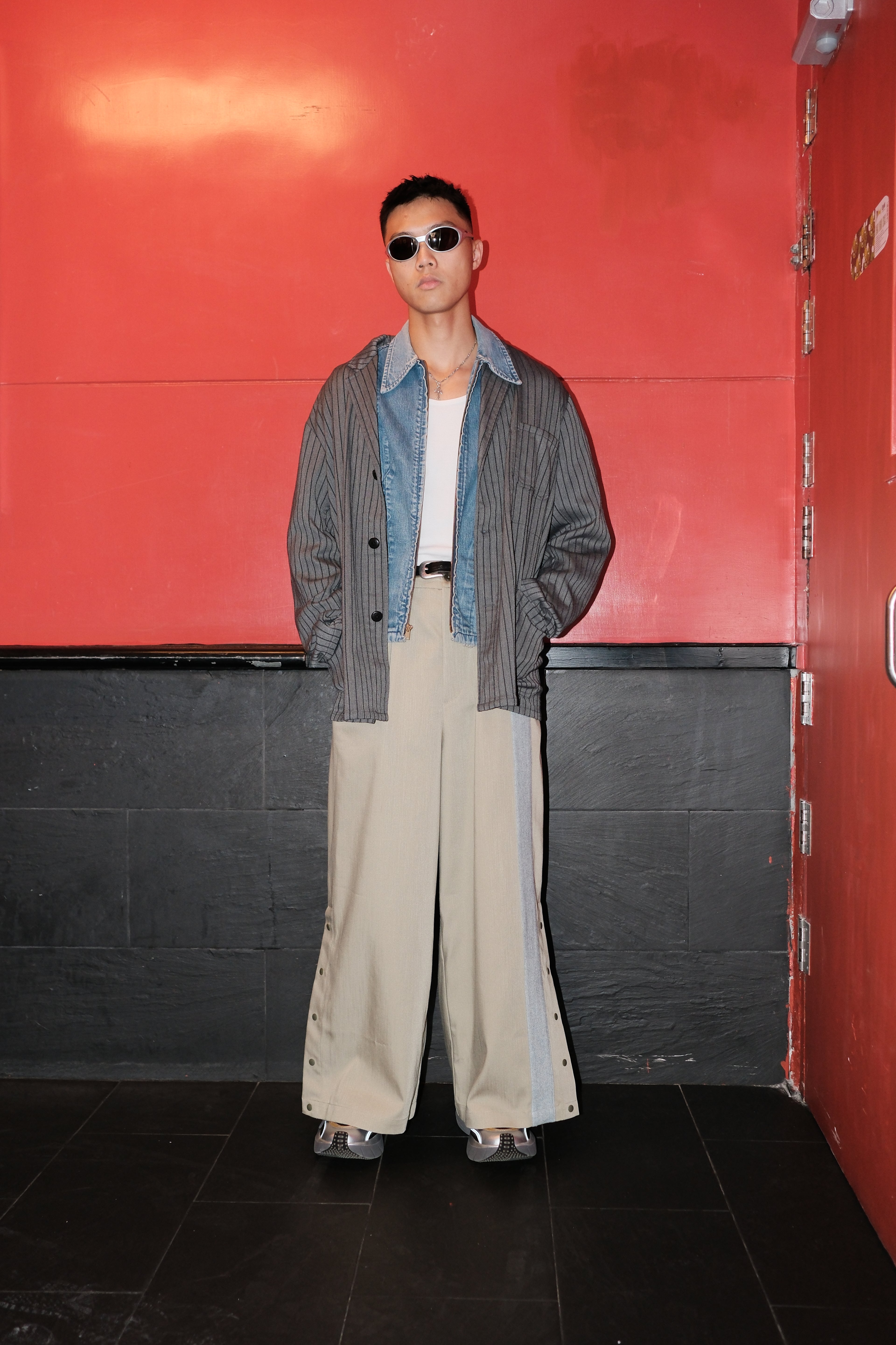003A Worker Blazer - Charcoal
