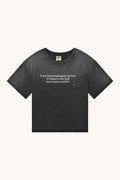 015 Message Tee - Faded Black