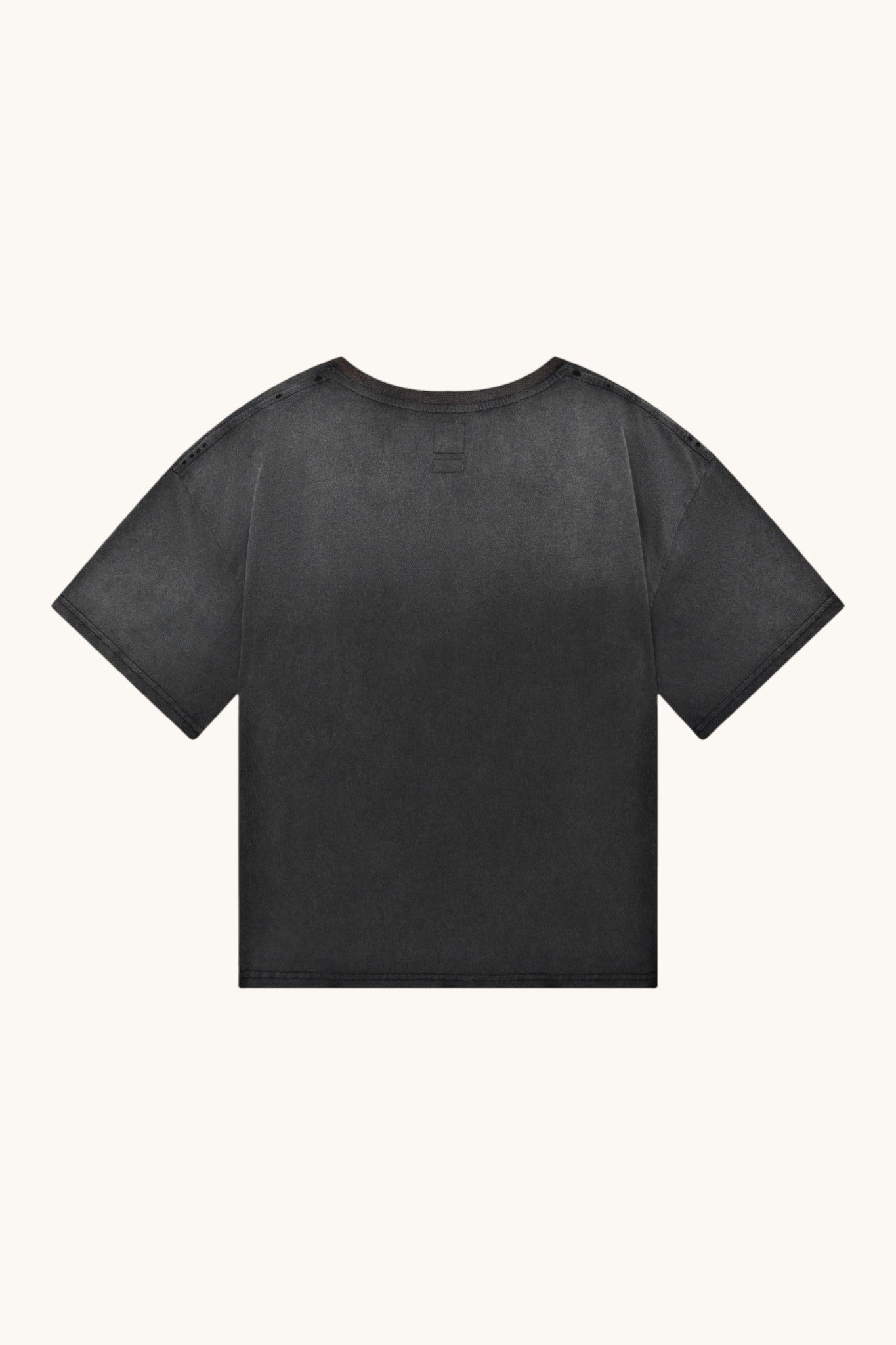 015 Message Tee - Faded Black