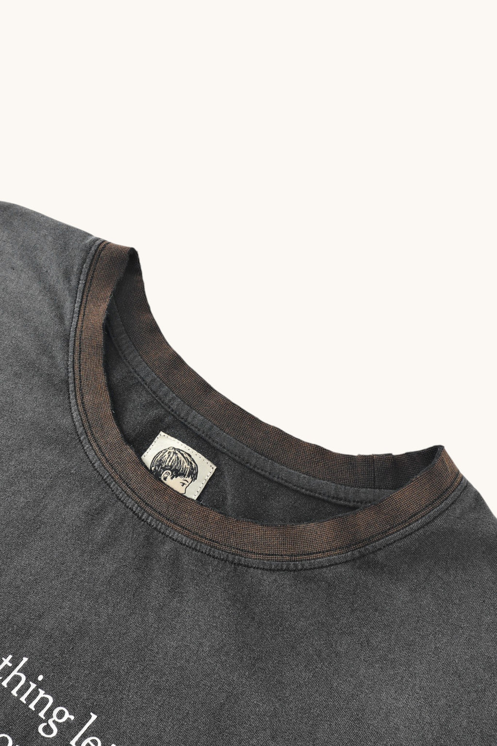 015 Message Tee - Faded Black