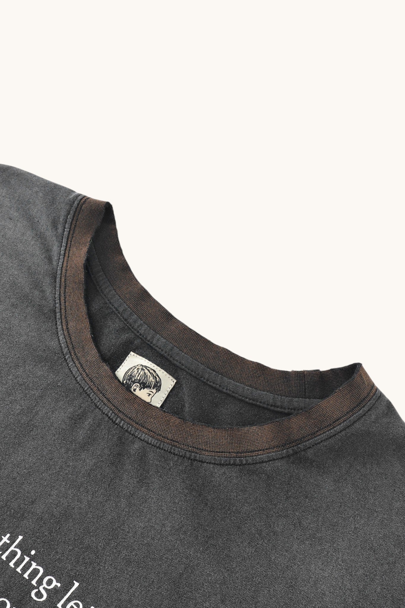 015 Message Tee - Faded Black