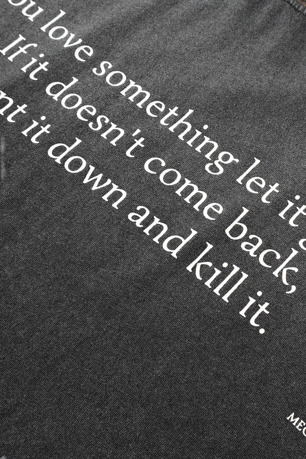 015 Message Tee - Faded Black