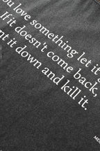 015 Message Tee - Faded Black