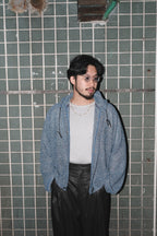 004 Net Jacket - Blue
