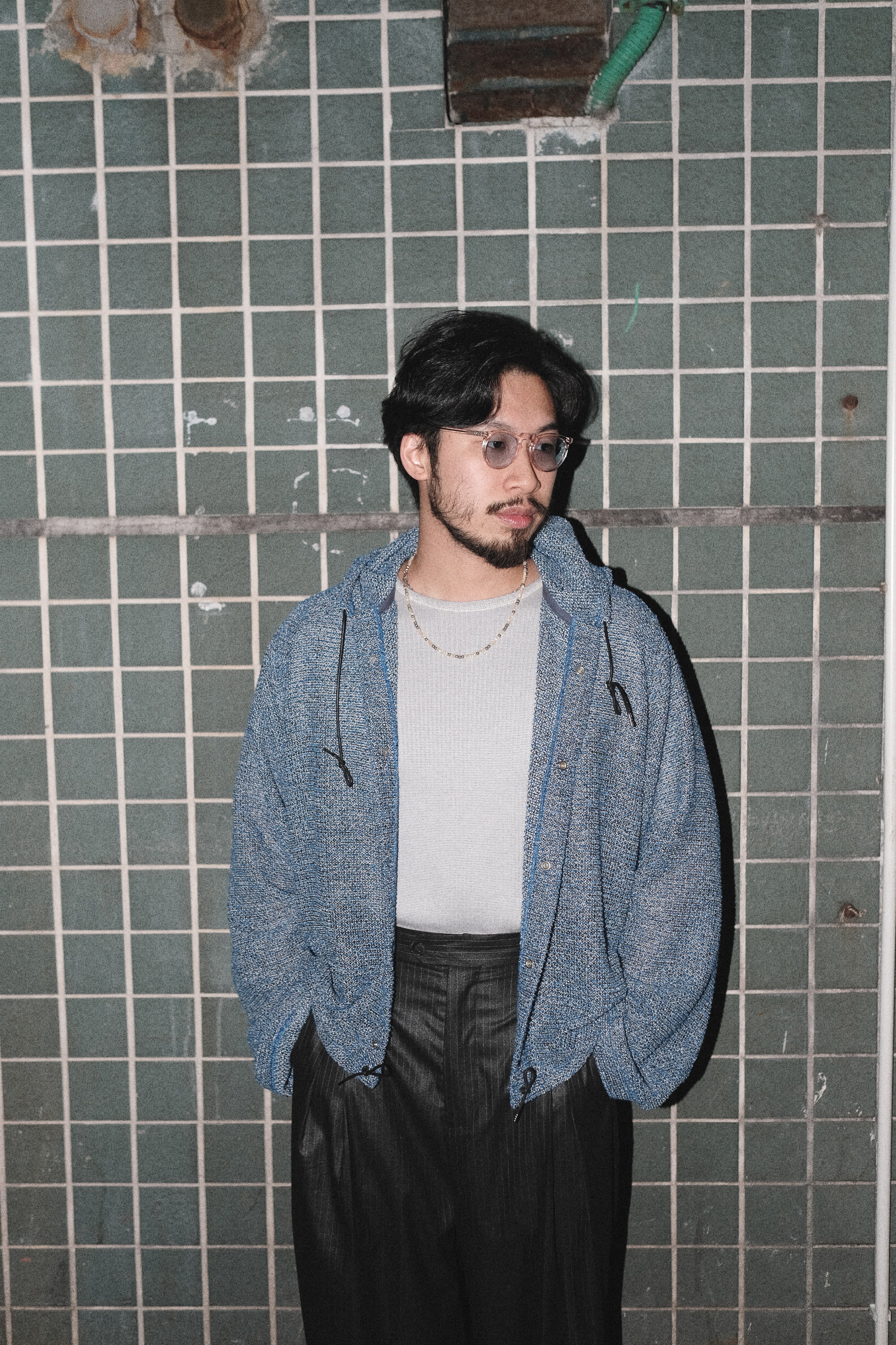 004 Net Jacket - Blue