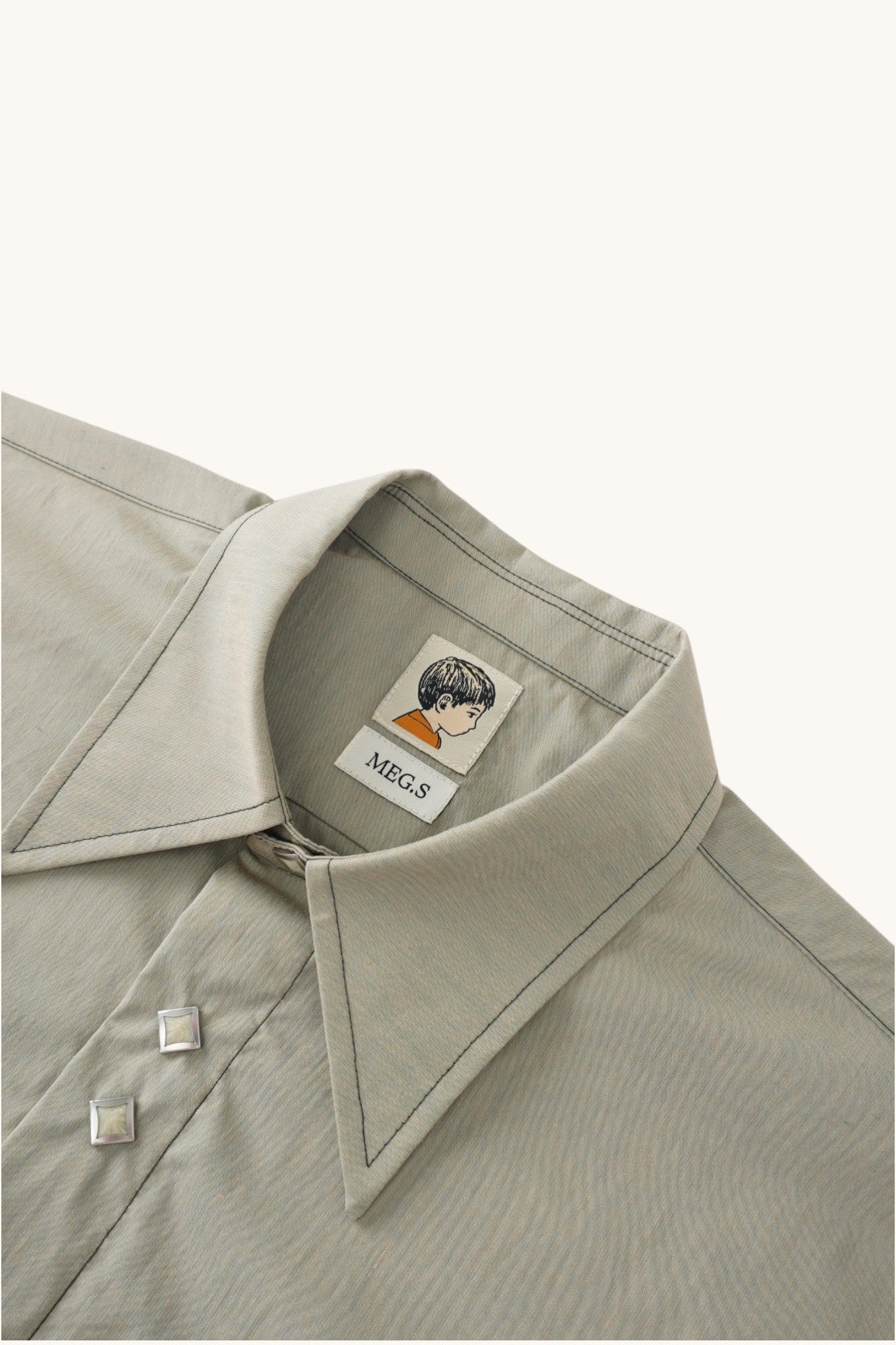 013 Western Shirt - Jadeite