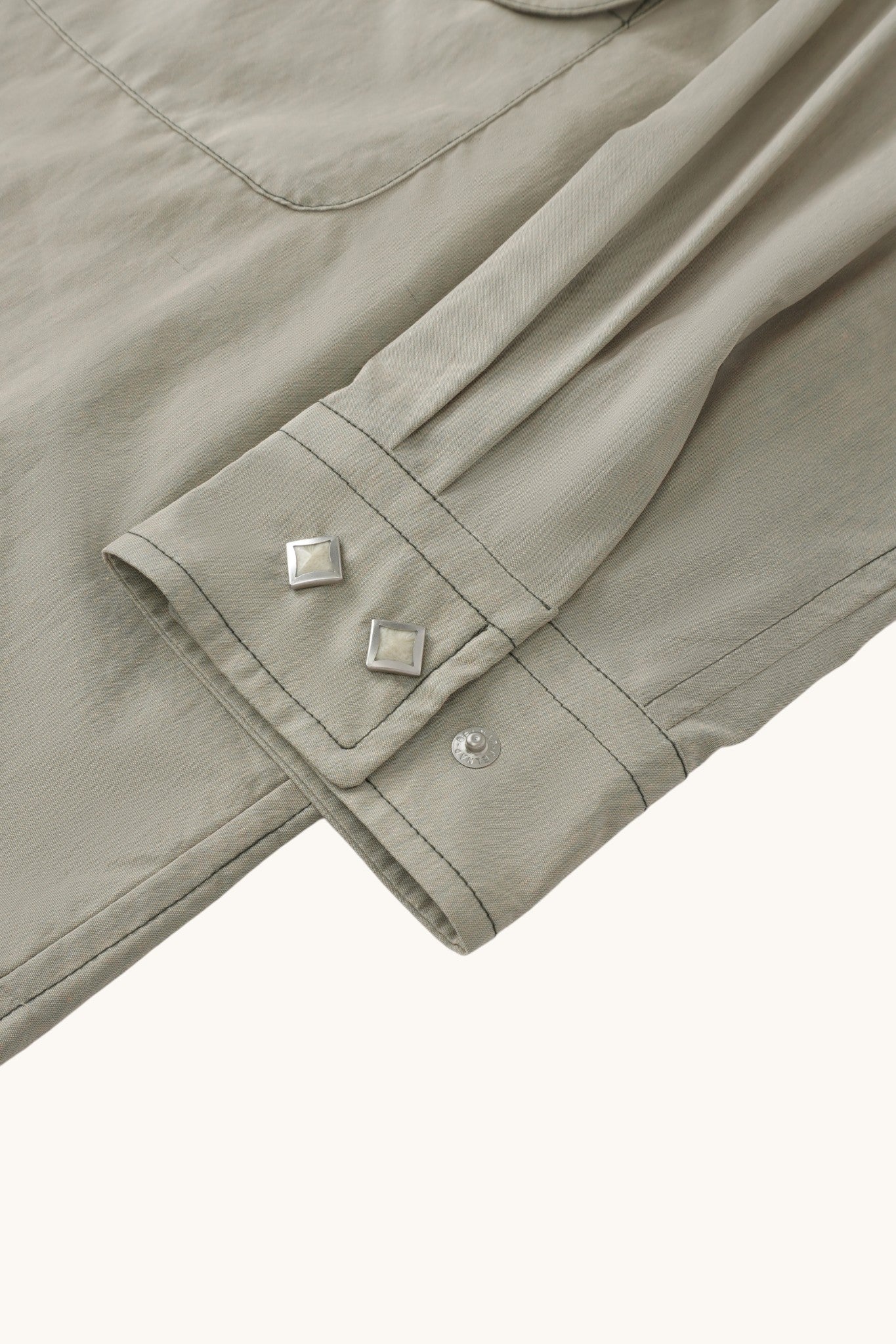 013 Western Shirt - Jadeite
