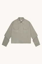 013 Western Shirt - Jadeite
