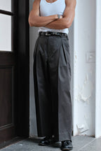 001 Wide Dress Pants - Black