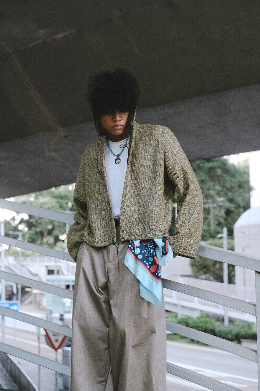 004 Net Jacket - Mustard