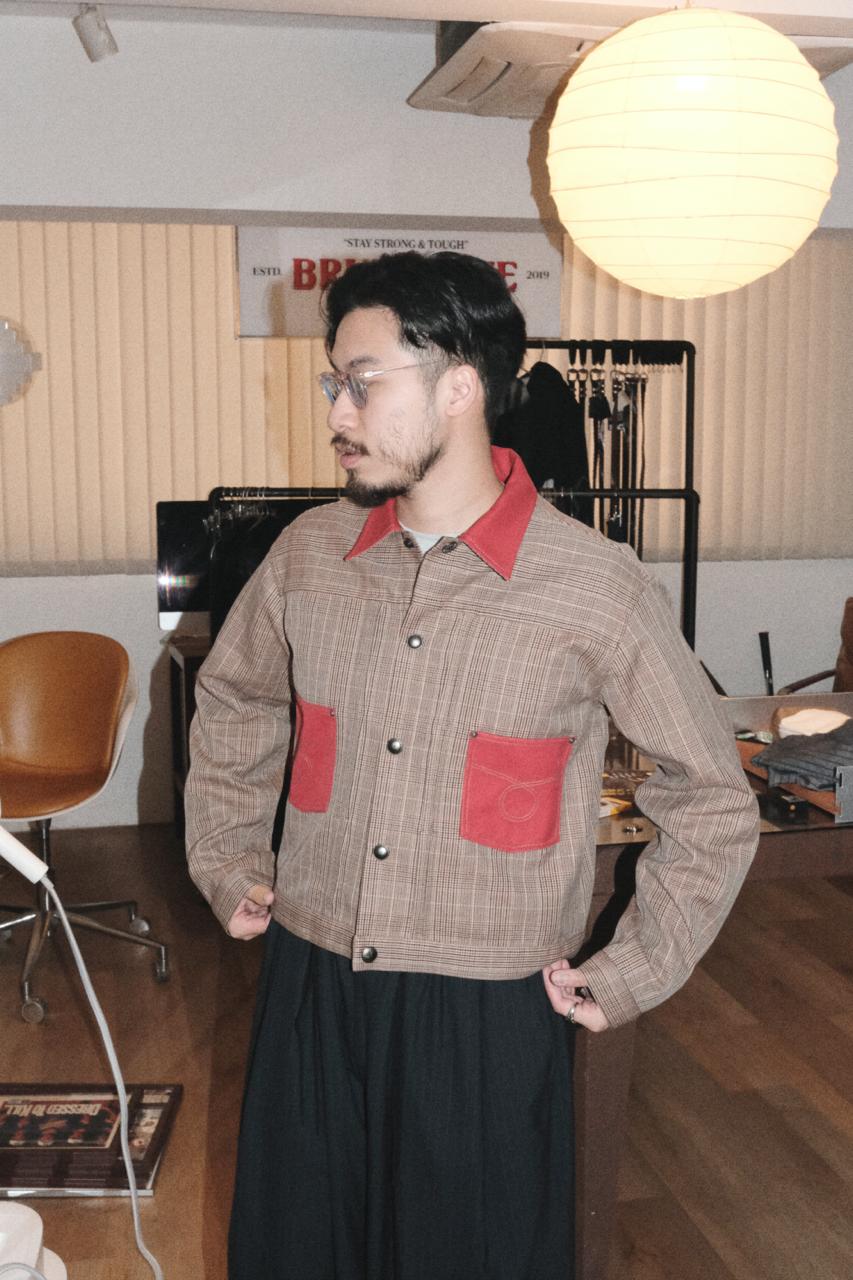 011 Two Pocket Jacket - Red