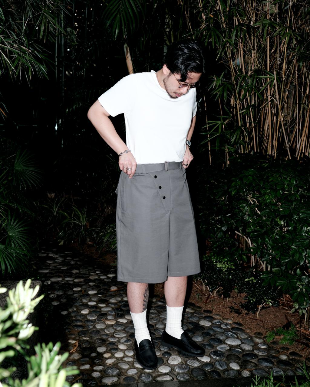014 Belt Shorts - Grey