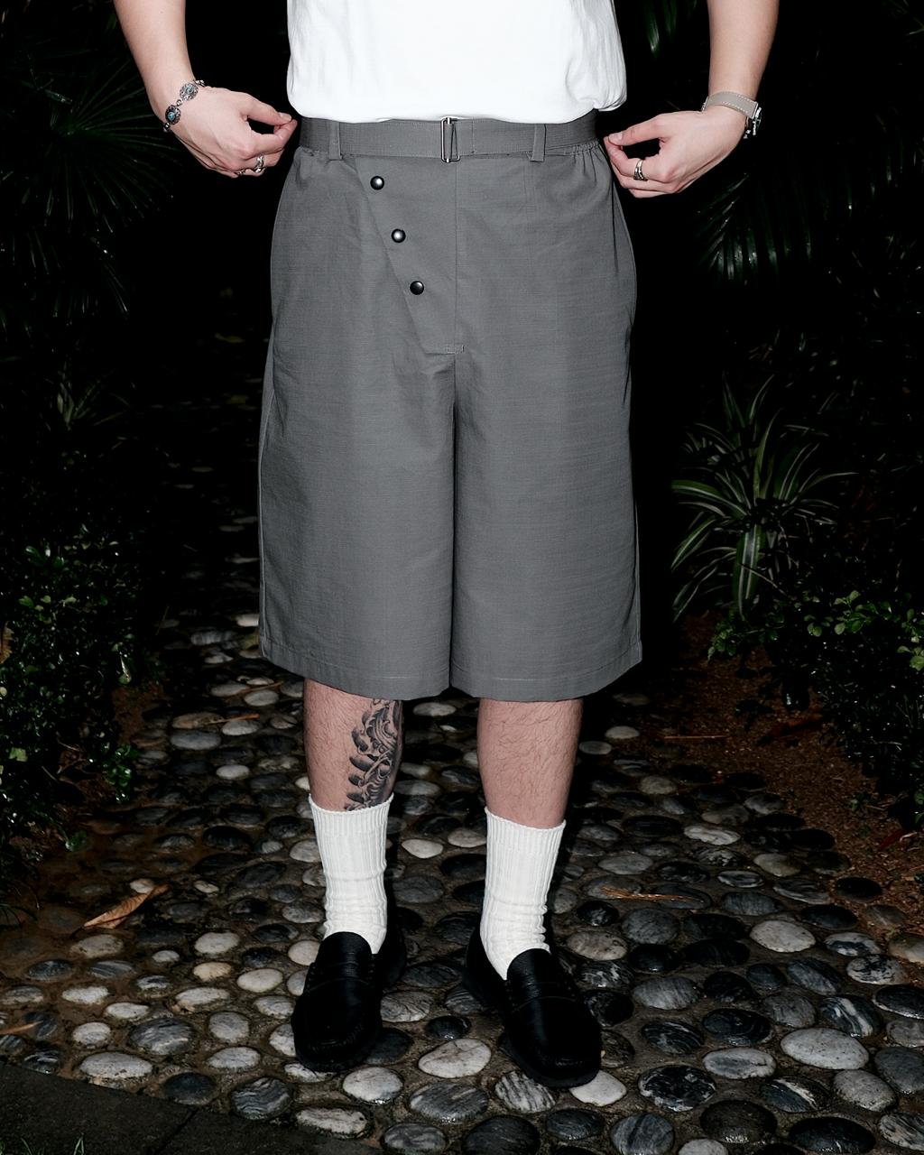 014 Belt Shorts - Grey