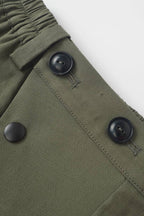 014A Belt Shorts - Army Green