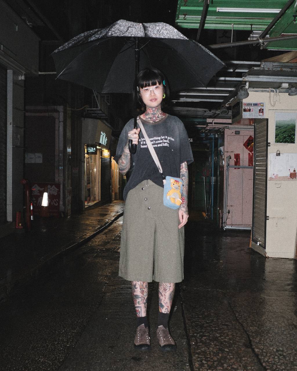 014A Belt Shorts - Army Green