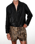 006A Ricky Jacket - Shiny Black