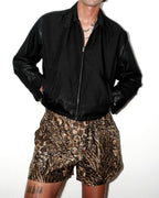 006A Ricky Jacket - Shiny Black