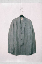 003B Worker Blazer - Shiny Dark Blue