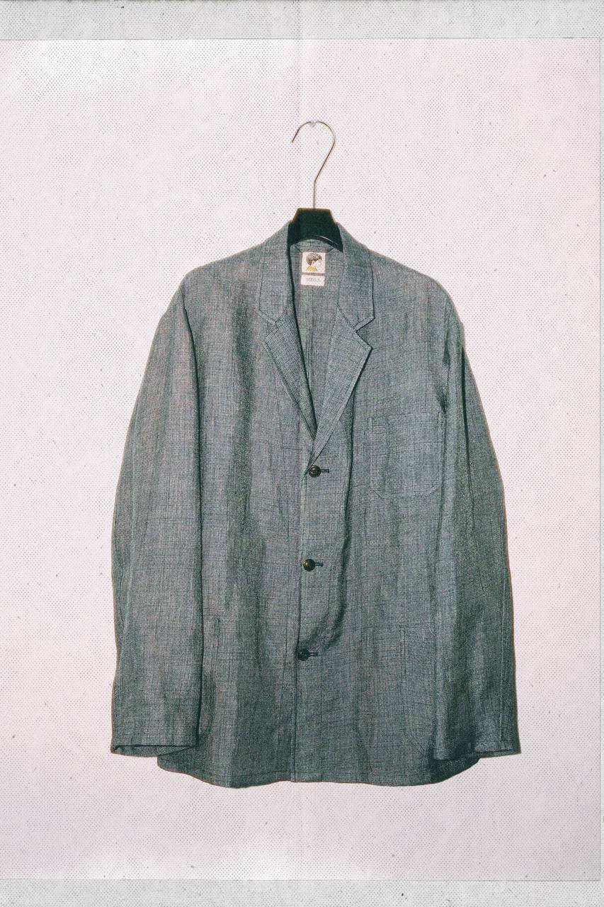 003B Worker Blazer - Shiny Dark Blue